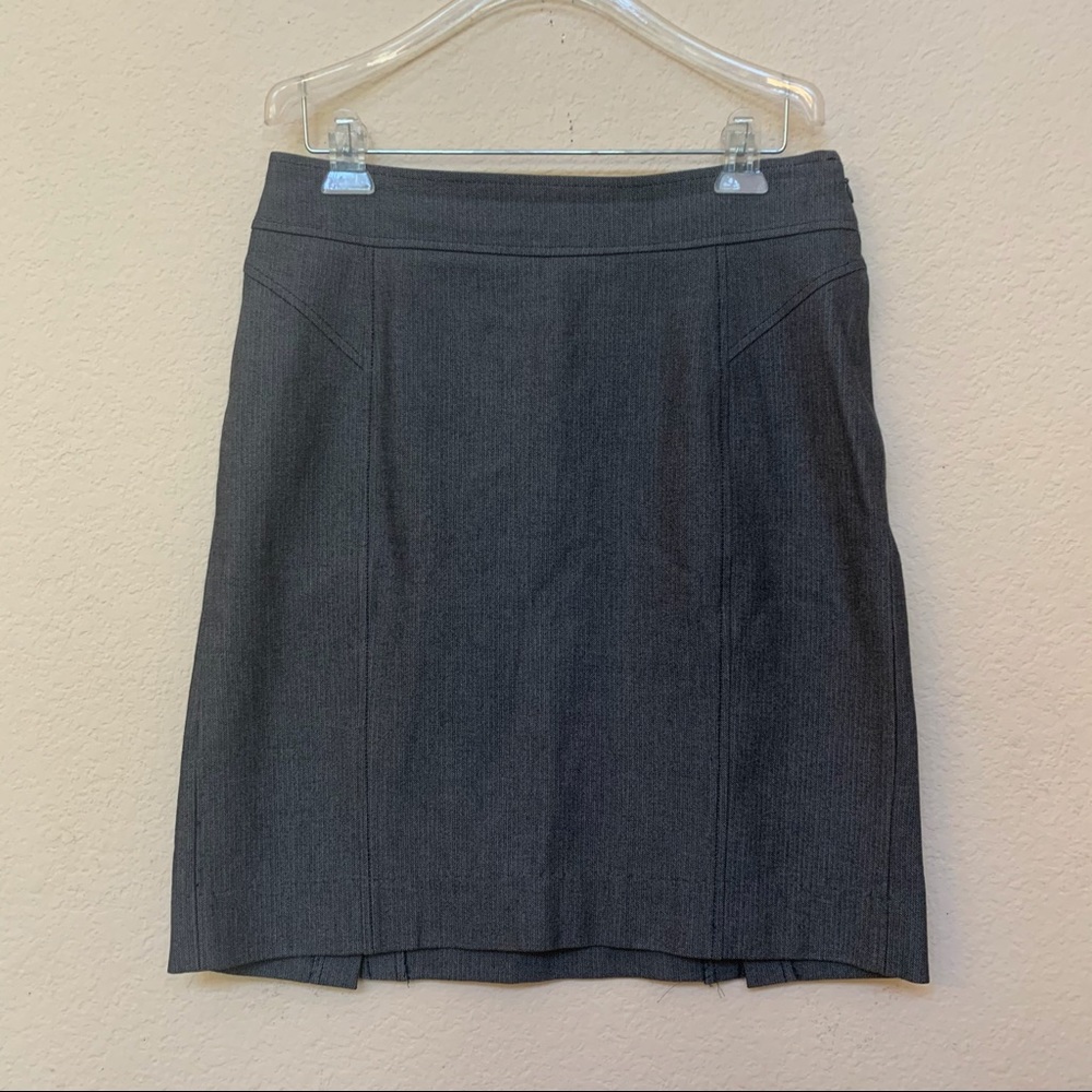 Banana Republic Stretch Petites Grey Skirt